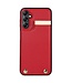SoFetch Rood Pasjeshouder Modern Hybride Hoesje voor de Samsung Galaxy A14