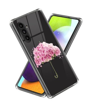 SoFetch Bloemenparaplu TPU Hoesje Samsung Galaxy A14