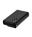 SoFetch Zwart Portemonnee Ruiten Bookcase Hoesje voor de Samsung Galaxy A14