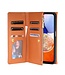 SoFetch Bruin Portemonnee Ruiten Bookcase Hoesje voor de Samsung Galaxy A14