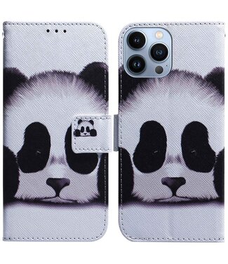 SoFetch Panda Bookcase Hoesje iPhone 14 Pro Max
