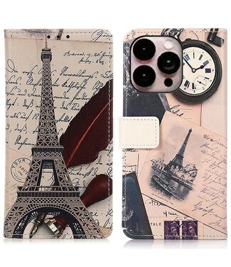 SoFetch Parijs Bookcase Hoesje iPhone 14 Pro Max