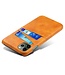 SoFetch Oranje Pasjeshouder Zakelijk Hybride Hoesje voor de iPhone 14 Pro Max