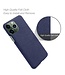 SoFetch Blauw Stoffen Hybride Hoesje voor de iPhone 14 Pro Max