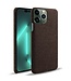 SoFetch Bruin Stoffen Hybride Hoesje voor de iPhone 14 Pro Max