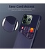 SoFetch Blauw Pasjeshouder Stijlvol Hybride Hoesje voor de iPhone 14 Pro Max
