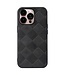 SoFetch Zwart Geweven Hybride Hoesje voor de iPhone 14 Pro Max