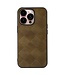 SoFetch Bruin Geweven Hybride Hoesje voor de iPhone 14 Pro Max