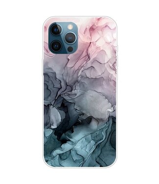 SoFetch Marmer TPU Hoesje iPhone 14 Pro Max
