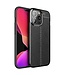 SoFetch Zwart Warmteafvoerend Litchee TPU Hoesje voor de iPhone 14 Pro Max