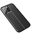 SoFetch Zwart Warmteafvoerend Litchee TPU Hoesje voor de iPhone 14 Pro Max