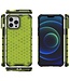 SoFetch Groen Honingraat Hybride Hoesje voor de iPhone 14 Pro Max