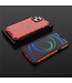 SoFetch Rood Honingraat Hybride Hoesje voor de iPhone 14 Pro Max