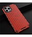 SoFetch Rood Honingraat Hybride Hoesje voor de iPhone 14 Pro Max