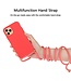 SoFetch Rood Valbestendig TPU Hoesje met Koord voor de iPhone 14 Pro Max