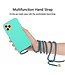 SoFetch Hemelsblauw Valbestendig TPU Hoesje met Koord voor de iPhone 14 Pro Max