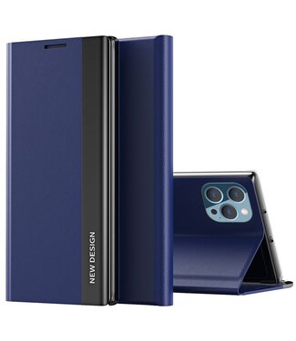 SoFetch Saffierblauw Elegant Bookcase Hoesje iPhone 14 Pro Max