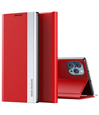 SoFetch Rood Elegant Bookcase Hoesje iPhone 14 Pro Max