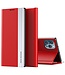 SoFetch Rood Elegant Bookcase Hoesje voor de iPhone 14 Pro Max