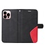 SoFetch Zwart Modern Bookcase Hoesje voor de iPhone 14 Pro Max