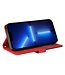 SoFetch Rood Modern Bookcase Hoesje voor de iPhone 14 Pro Max