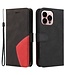 SoFetch Zwart Modern Bookcase Hoesje voor de iPhone 14 Pro Max