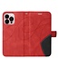 SoFetch Rood Modern Bookcase Hoesje voor de iPhone 14 Pro Max