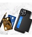 SoFetch Rood Pasjeshouder Modern Hybride Hoesje voor de iPhone 14 Pro Max