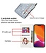 SoFetch Zilver Portemonnee Glitter Bookcase Hoesje voor de iPhone 14 Pro Max