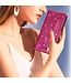 SoFetch Rose Portemonnee Glitter Bookcase Hoesje voor de iPhone 14 Pro Max