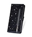 SoFetch Zwart Portemonnee Glitter Bookcase Hoesje voor de iPhone 14 Pro Max