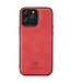 Rood Pasjeshouder Stijlvol 2-in-1 Hoesje voor de iPhone 14 Pro Max