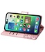 SoFetch Rosegoud Vlinder Bookcase Hoesje voor de iPhone 14 Pro Max