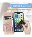 SoFetch Rosegoud Vlinder Bookcase Hoesje voor de iPhone 14 Pro Max