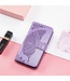 SoFetch Lichtpaars Vlinder Bookcase Hoesje voor de iPhone 14 Pro Max
