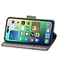 SoFetch Grijs Vlinder Bookcase Hoesje voor de iPhone 14 Pro Max