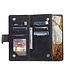 SoFetch Zwart Portemonnee Ruiten Bookcase Hoesje voor de iPhone 14 Pro Max