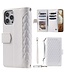 SoFetch Bruin Portemonnee Ruiten Bookcase Hoesje voor de iPhone 14 Pro Max