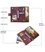 SoFetch Bordeaux Rood Portemonnee Ruiten Bookcase Hoesje voor de iPhone 14 Pro Max