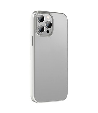 X-Level Zilver Slim TPU Hoesje iPhone 14 Pro Max