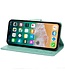SoFetch Groen Bloemen Bookcase Hoesje voor de iPhone 14 Pro Max