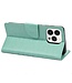 SoFetch Groen Bloemen Bookcase Hoesje voor de iPhone 14 Pro Max