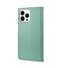 SoFetch Groen Bloemen Bookcase Hoesje voor de iPhone 14 Pro Max