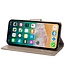 SoFetch Lichtbruin Bloemen Bookcase Hoesje voor de iPhone 14 Pro Max