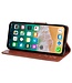 SoFetch Bruin Bloemen Bookcase Hoesje voor de iPhone 14 Pro Max