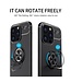 SoFetch Zwart Ring Houder TPU Hoesje voor de iPhone 14 Pro Max