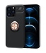 SoFetch Zwart / Rosegoud Ring Houder TPU Hoesje voor de iPhone 14 Pro Max