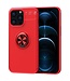 SoFetch Rood Ring Houder TPU Hoesje voor de iPhone 14 Pro Max