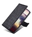 SoFetch Zwart Zacht Krokodillen Bookcase Hoesje voor de iPhone 14 Pro Max