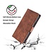 SoFetch Bruin Zacht Krokodillen Bookcase Hoesje voor de iPhone 14 Pro Max